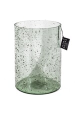 Damn Windlicht bubbelglas blank