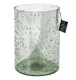 Damn Windlicht bubbelglas blank