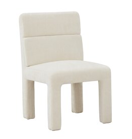 Damn Eetkamerstoel Dae in stof beige**