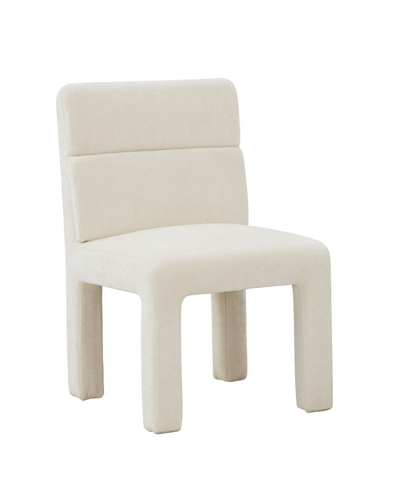 Damn Eetkamerstoel Dae in stof beige**