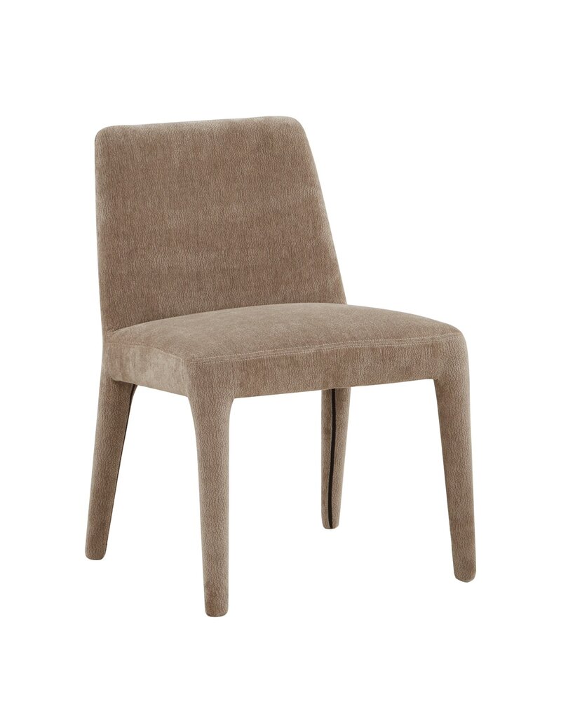 Damn Eetkamerstoel Nari in stof taupe**