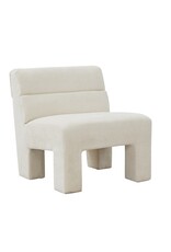 Damn Fauteuil Micha in stof beige**