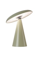 Damn Bureaulamp Mush LED op accu groen, afneembare kap wb