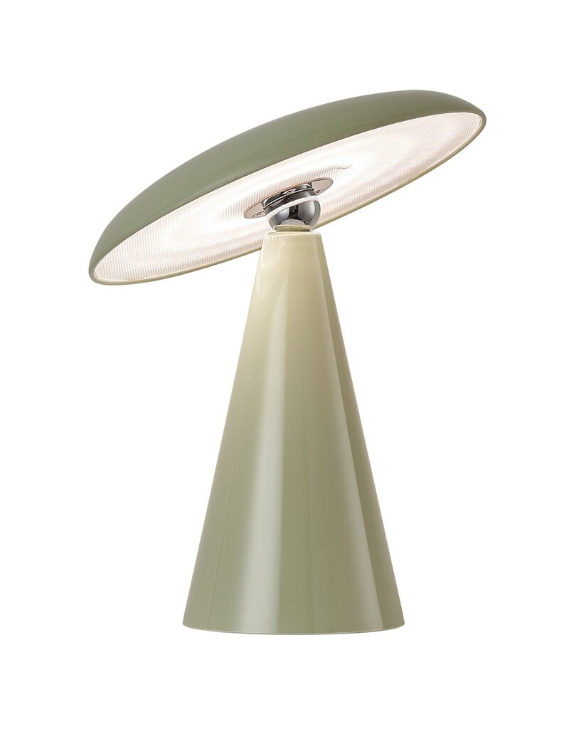 Damn Bureaulamp Mush LED op accu groen, afneembare kap wb