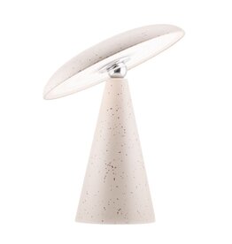 Damn Bureaulamp Mush LED op accu mat white dots, afneembare kap