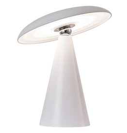 Damn Bureaulamp Mush LED op accu wit, afneembare kap wb