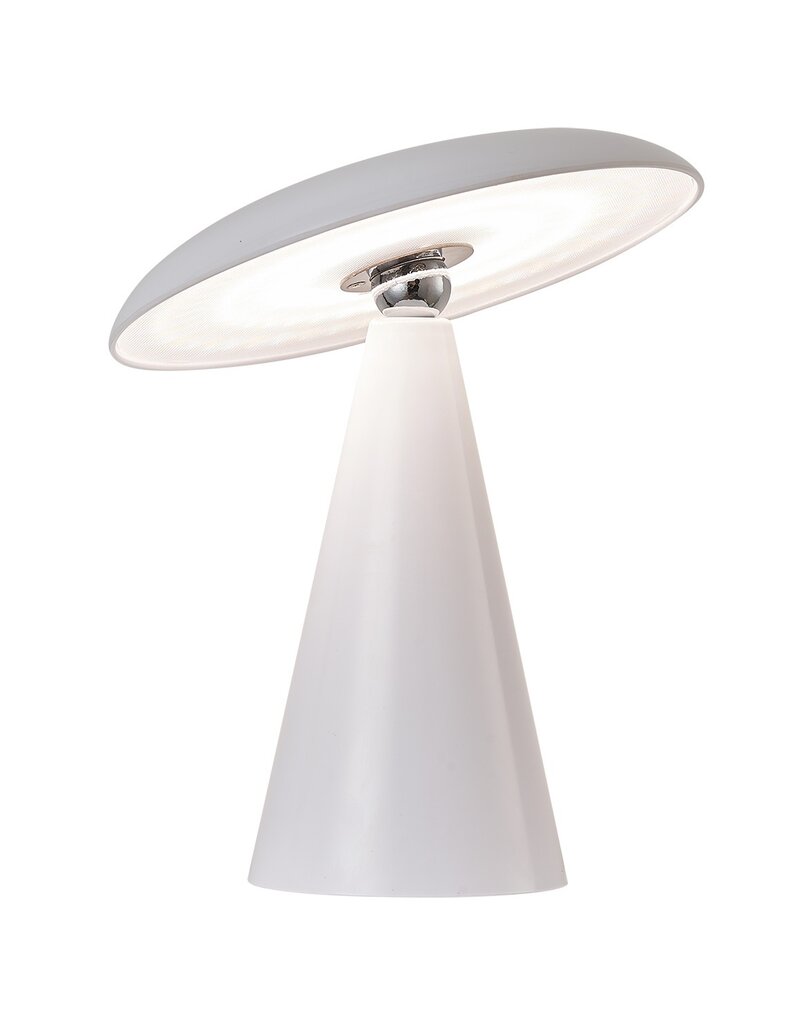 Damn Bureaulamp Mush LED op accu wit, afneembare kap wb
