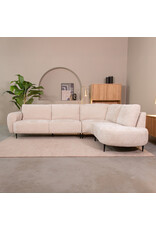 Damn LABEL51 Hoekbank Milano - Naturel - Chenille - Hoekbank Rechts