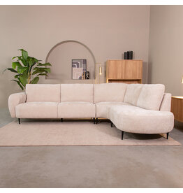 Damn LABEL51 Hoekbank Milano - Naturel - Chenille - Hoekbank Rechts