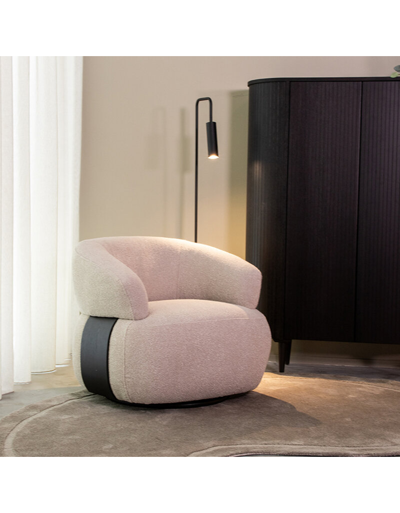 Damn LABEL51 Fauteuil Valenza - Naturel - Boucle - One Size