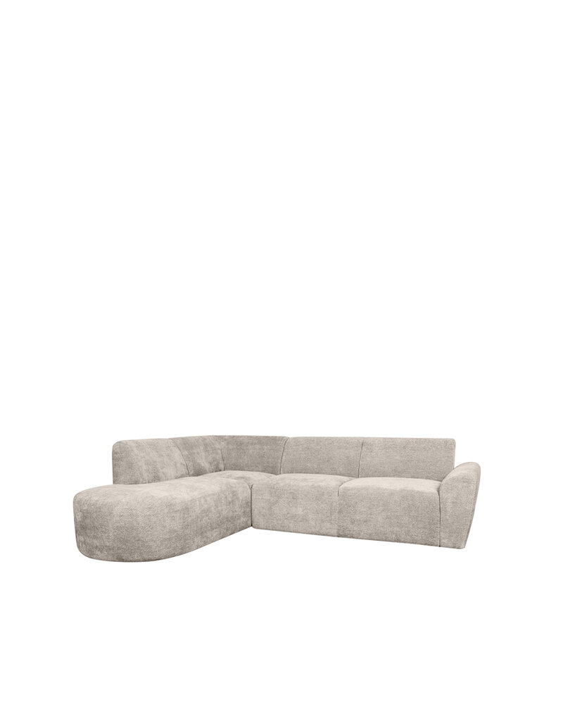 Damn LABEL51 Hoekbank Espen - Naturel - Chenille - Hoekbank Links