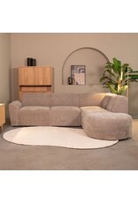 Damn LABEL51 Hoekbank Espen - Stone - Chenille - Hoekbank Rechts