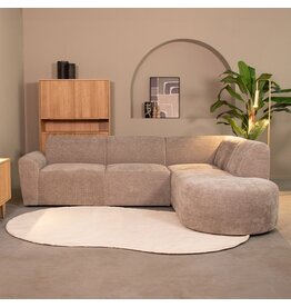 Damn LABEL51 Hoekbank Espen - Stone - Chenille - Hoekbank Rechts