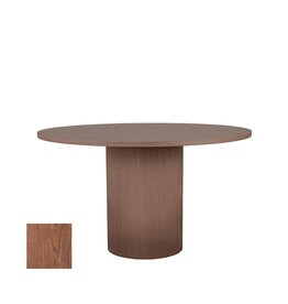 Damn LABEL51 Eetkamertafel Oliva - Walnoot - Eiken - 130 cm - Rond