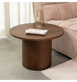 Damn LABEL51 Salontafel Oliva - Walnoot - Eiken - 60 cm - Rond
