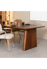 Damn LABEL51 Eetkamertafel Jule - Walnoot - Eiken - 240 cm