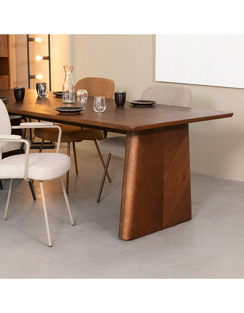 Damn LABEL51 Eetkamertafel Jule - Walnoot - Eiken - 240 cm