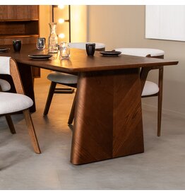 Damn LABEL51 Eetkamertafel Jule - Walnoot - Eiken - 210 cm