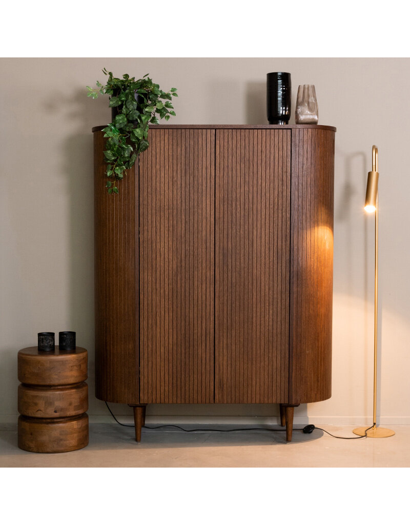 Damn LABEL51 Bergkasten Oliva - Walnoot - Eiken - 125 cm