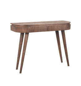 Damn LABEL51 Bureau's Nils - Espresso - Mangohout - 100 cm