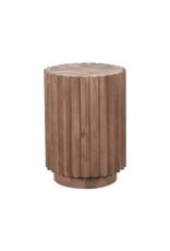 Damn LABEL51 Bijzettafel Novan - Espresso - Mangohout - 35 cm