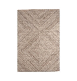 Damn LABEL51 Vloerkleden Blendy - Taupe - Wol - 200x300 cm