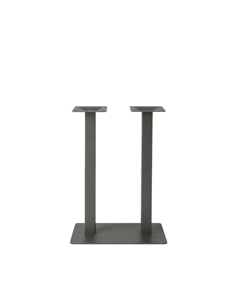 Damn LABEL51 Eetkamertafel Tafelpoot Dubbel - Hunter - Metaal - Dubbel - 108 cm