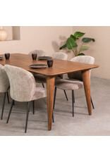 Damn LABEL51 Eetkamertafel Fly - Nature Smooth - Mangohout - 250 cm