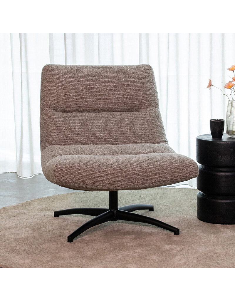 LABEL51 Fauteuil Calix - Truffel grijs - Boucle
