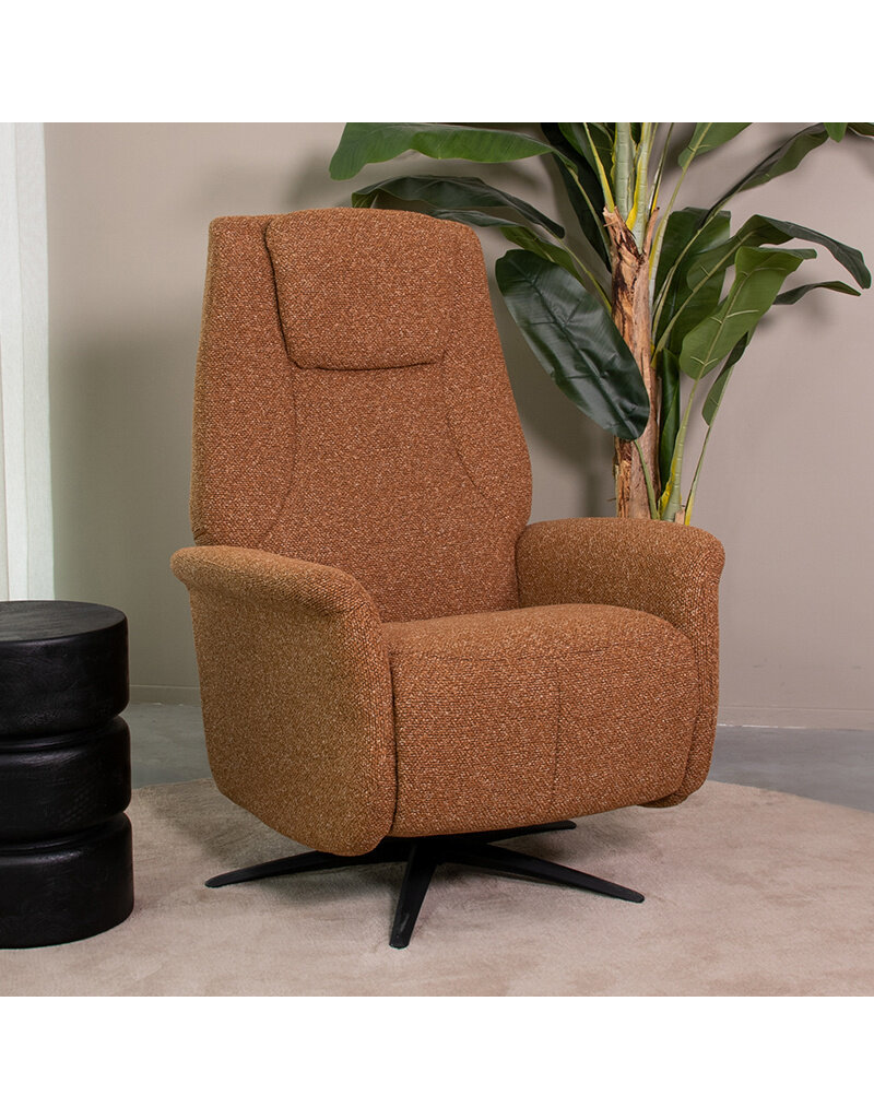 LABEL51 Fauteuil Stockholm - Coral - Micro Suede