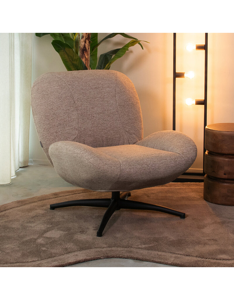 LABEL51 Fauteuil Clayton - Taupe - Canyon