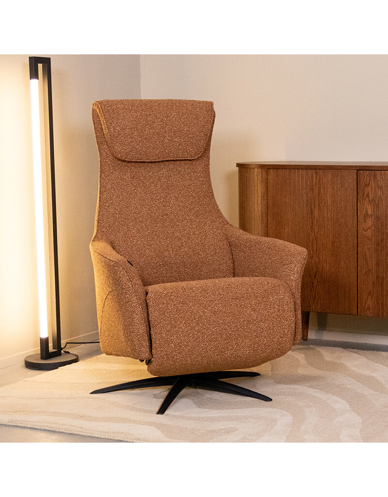 LABEL51 Fauteuil Lund - Coral - Boucle