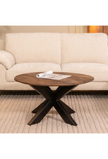 LABEL51 LABEL51 Salontafel Otis - Espresso - Mangohout - 80 cm