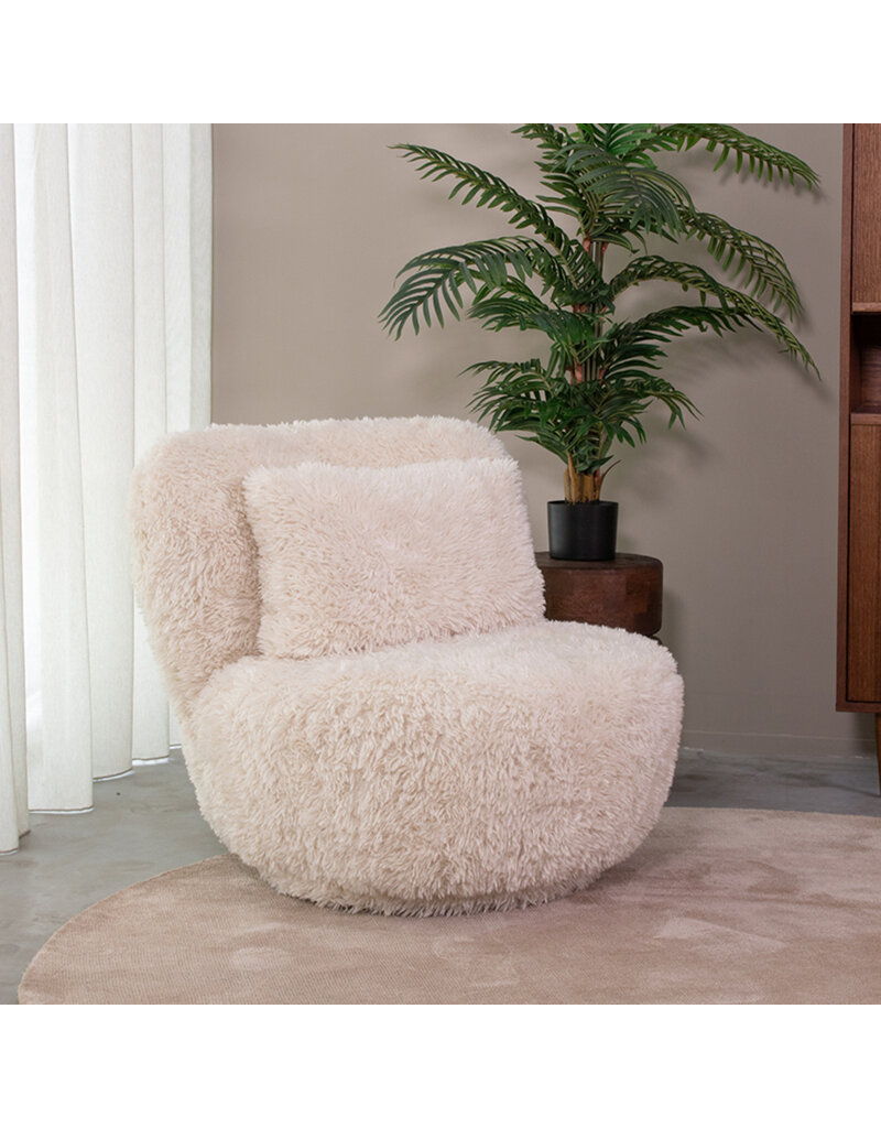 LABEL51 LABEL51 Fauteuil Doodle - Crème - Stof