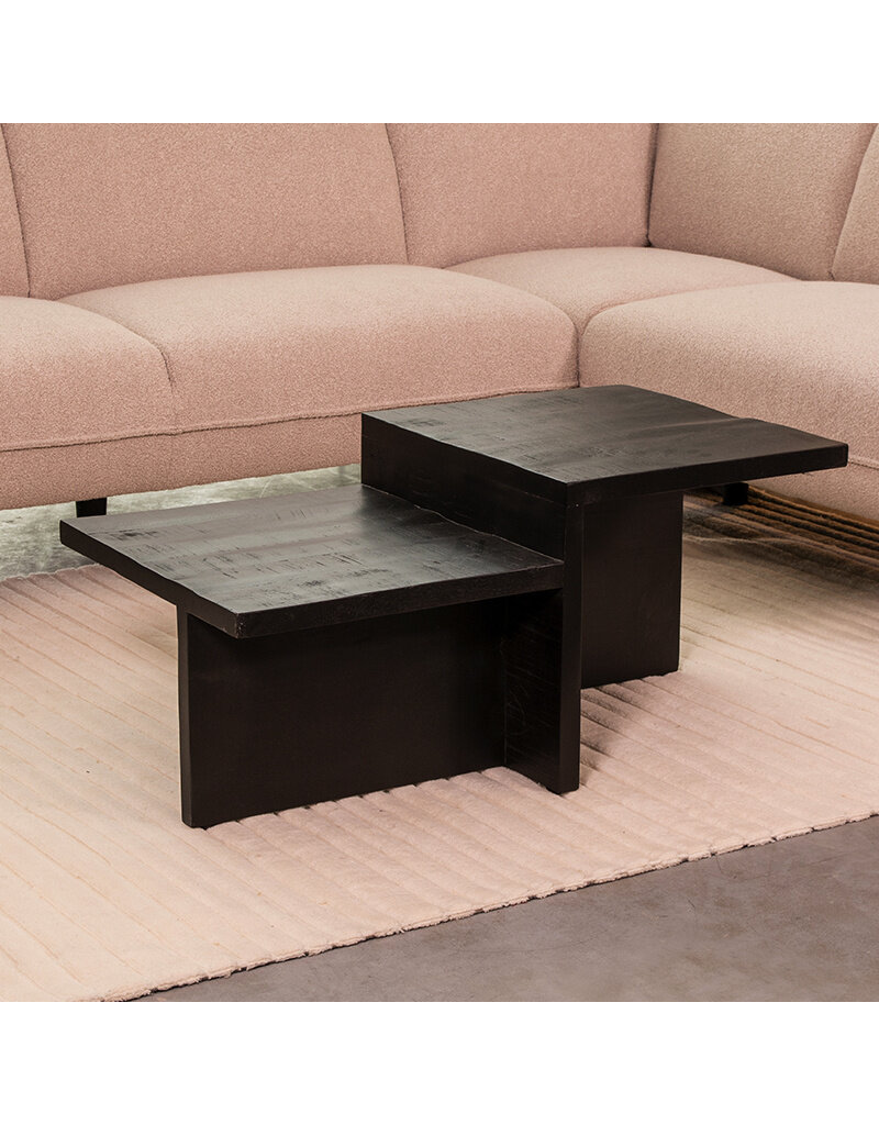 LABEL51 LABEL51 Salontafel Skip - Zwart - Mangohout