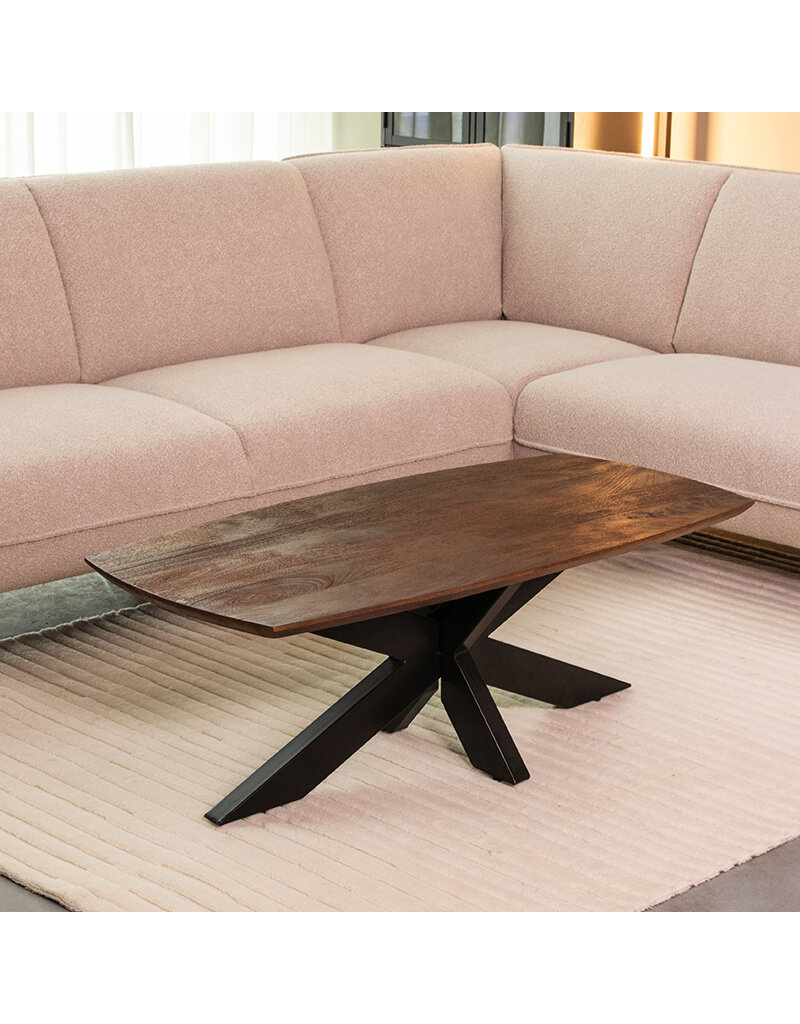 LABEL51 LABEL51 Salontafel Zane - Espresso - Mangohout