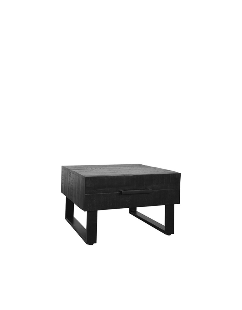 LABEL51 LABEL51 Salontafel Santos - Zwart - Mangohout - 70 cm