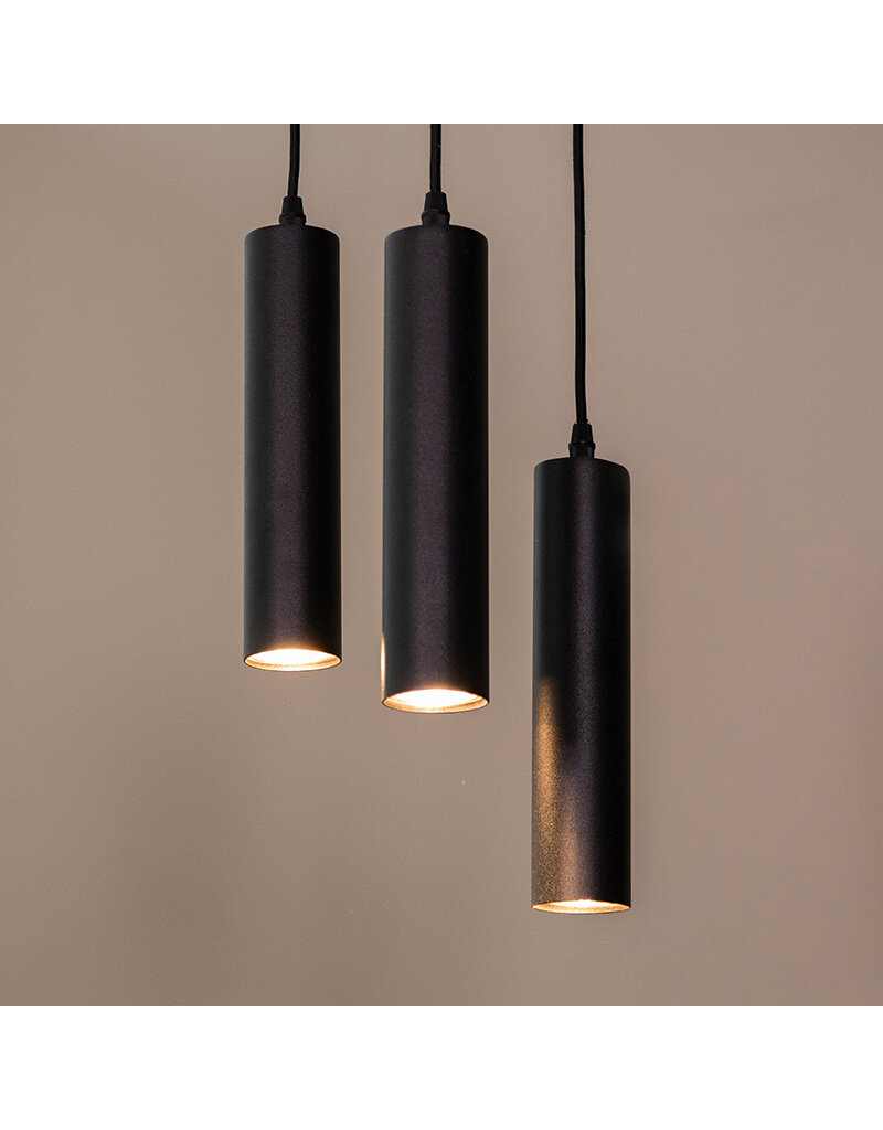 LABEL51 LABEL51 Hanglamp Ferroli - Zwart - Metaal - 3-lichts