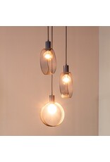LABEL51 LABEL51 Hanglamp Ronda - Zwart - Metaal - 3-Lichts