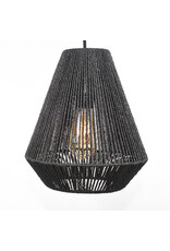 LABEL51 LABEL51 Hanglamp Ibiza - Zwart - Jute - 2-Lichts