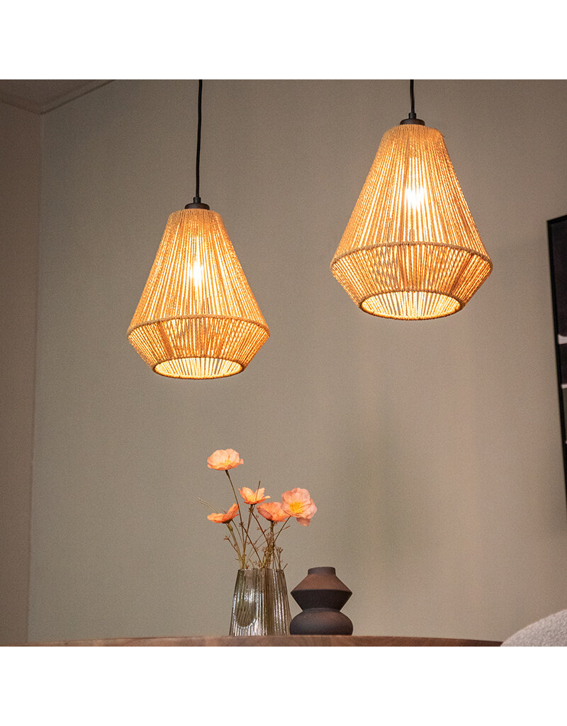 LABEL51 LABEL51 Hanglamp Ibiza - Naturel - Jute - 2-Lichts