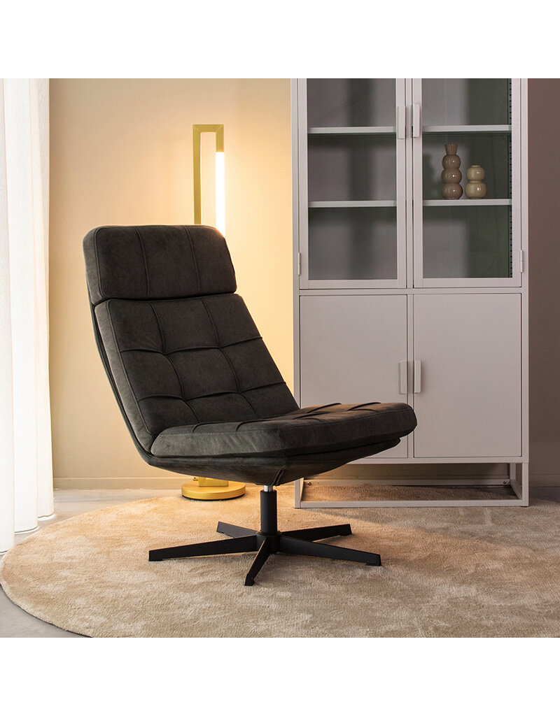 LABEL51 LABEL51 Fauteuil Alvar - Antraciet - Cosmo