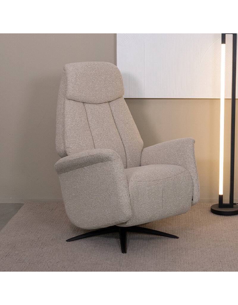 LABEL51 LABEL51 Fauteuil Oslo - Naturel - Boucle - Elektrische