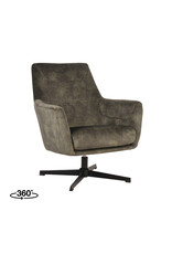 LABEL51 LABEL51 Fauteuil Toby - Hunter - Velours