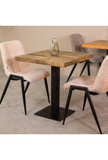 LABEL51 LABEL51 Eetkamertafel Tafelblad Straight Edge - Rough - Mangohout - 70 cm Straight