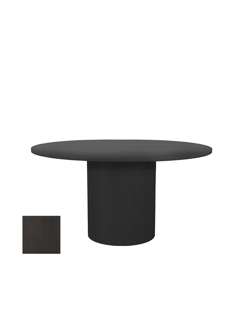 LABEL51 LABEL51 Eetkamertafel Oliva - Zwart - Eiken - 150-200 cm - Uitschuifbaar