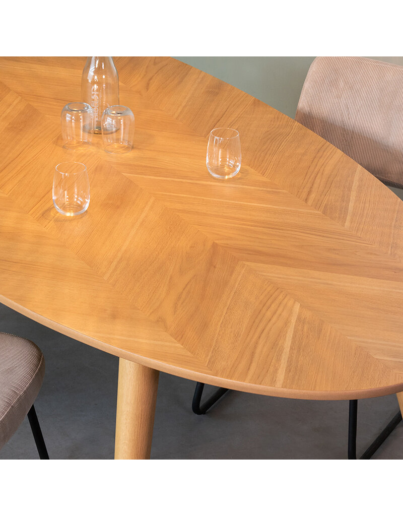LABEL51 LABEL51 Eetkamertafel Ines - Naturel - Eiken - 240 cm