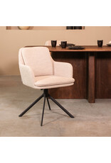 LABEL51 LABEL51 Eetkamerstoel Joy - Naturel - Boucle