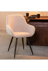 LABEL51 LABEL51 Eetkamerstoel Fender - Naturel - Boucle