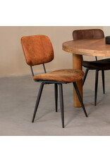 LABEL51 LABEL51 Eetkamerstoel Fos - Cognac - Leder